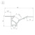 Купить Профиль FANTOM-W45-BEVEL-2000 WHITE в Москве