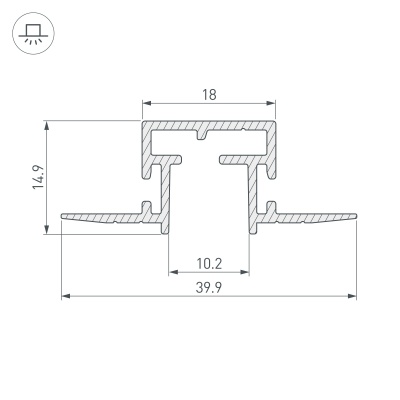 Купить универсальный алюминиевый профиль в Москве