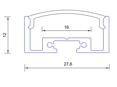 Купить подвесной алюминиевый профиль в Москве