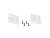 Заглушка ARH-СEIL-S14-SHADOW FLAT WHITE с отверстием