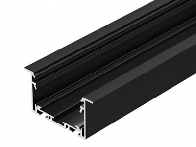 Купить Профиль S2-LINIA69-F-2500 SEAMLESS BLACK в Москве