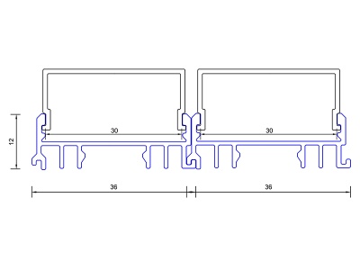 Купить подвесной алюминиевый профиль в Москве