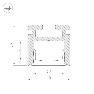 Купить универсальный алюминиевый профиль в Москве