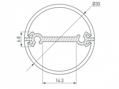 Купить подвесной алюминиевый профиль в Москве
