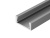 Накладной алюминиевый профиль купить в Москве