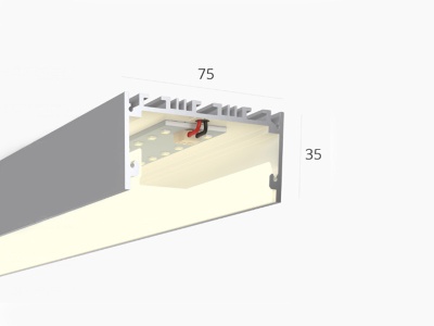 Купить Линейный светильник 75/35 S 4K (26/1250)  светильники светодиодные в Москве