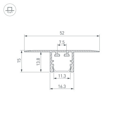 Купить универсальный алюминиевый профиль в Москве