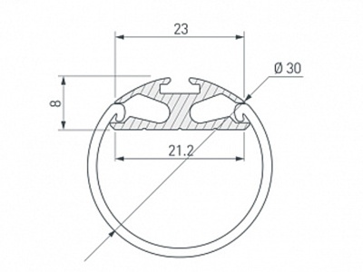 Купить подвесной алюминиевый профиль в Москве