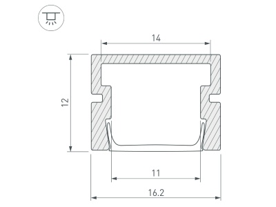 Купить универсальный алюминиевый профиль в Москве