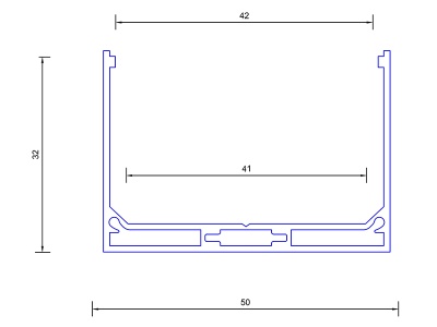 Купить подвесной алюминиевый профиль в Москве