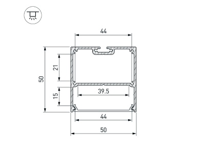 Купить подвесной алюминиевый профиль в Москве