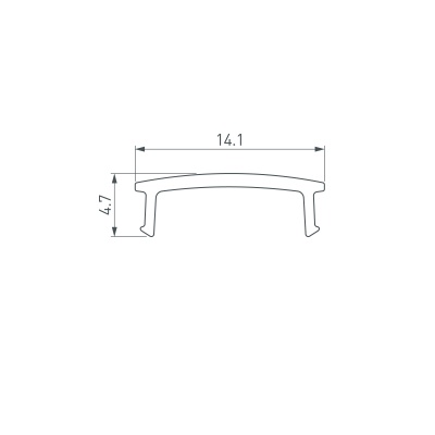 Купить Экран ARH-DECORE-S12 Flat Clear в Москве