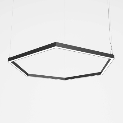 Купить Светодиодный светильник HEXAGON 50|70 (1000х50х70мм 192Вт подвесной) в Москве