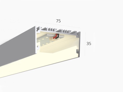 Купить Линейный светильник 75/35 S 4K (52/2500)  светильники светодиодные в Москве