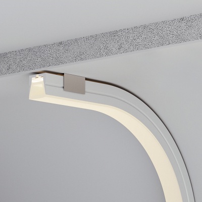 Купить Силиконовый профиль WPH-FLEX-1616-TOP-S11-50m WHITE в Москве