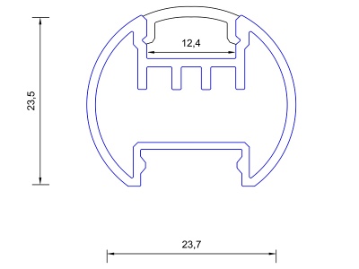 Купить подвесной алюминиевый профиль в Москве
