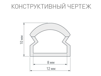 Накладной алюминиевый профиль купить в Москве
