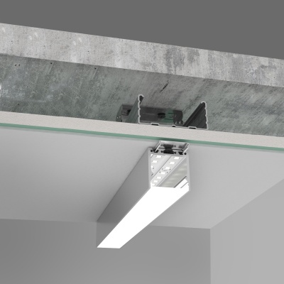 Накладной алюминиевый профиль купить в Москве