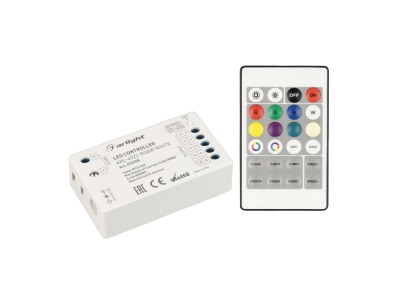 Купить Контроллер ARL-4022-RGBW White (5-24V, 4x4A, ПДУ 24кн, RF) в Москве