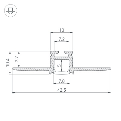 Купить Профиль PIK-F-HIDE-2000 в Москве