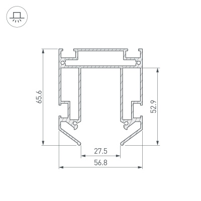 Купить Профиль-держатель MAG-STRETCH-ORIENT-2000 в Москве