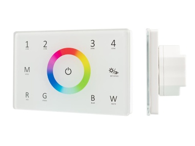 Купить Панель Sens SMART-P85-RGBW White (230V, 4 зоны, 2.4G) в Москве