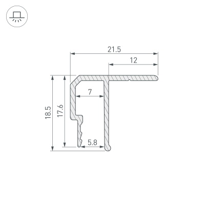 Купить Профиль STRETCH-CEIL-TECH-2500 в Москве