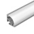 Накладной алюминиевый профиль купить в Москве