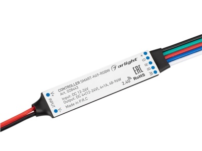 Купить Контроллер SMART-K49-RGBW (12-24V, 4x1A, 2.4G) в Москве