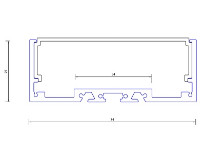 Купить подвесной алюминиевый профиль в Москве